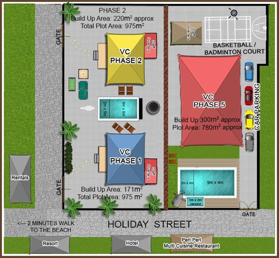 Villa Calangute Phase 2 Ngoại thất bức ảnh
