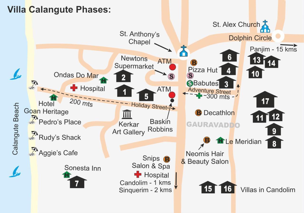 Villa Calangute Phase 2 Ngoại thất bức ảnh